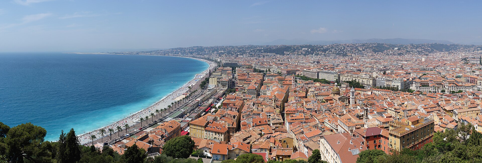Nice Promenade des Anglais and Baie des Anges from Cannes cruise planning guide